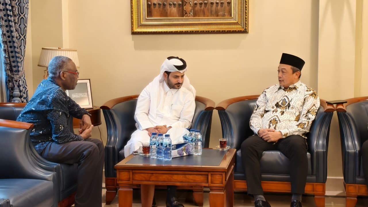 Ketua Umum Sajid Ustadz Bachtiar Nasir Kunjungi Kedubes Qatar